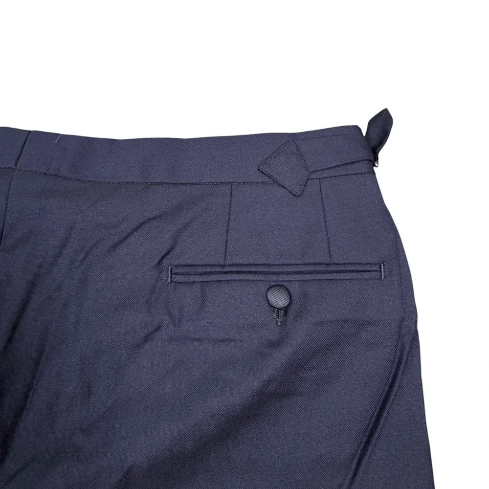 Suitsupply Cagliari Int Tuxedo Trousers Men EU 44 US 38X31 Navy Blue Wool